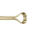 Single Curtain Rods | color: Gold | size: 42-120" (107-305 cm) | diameter: 1" (2.5 cm)