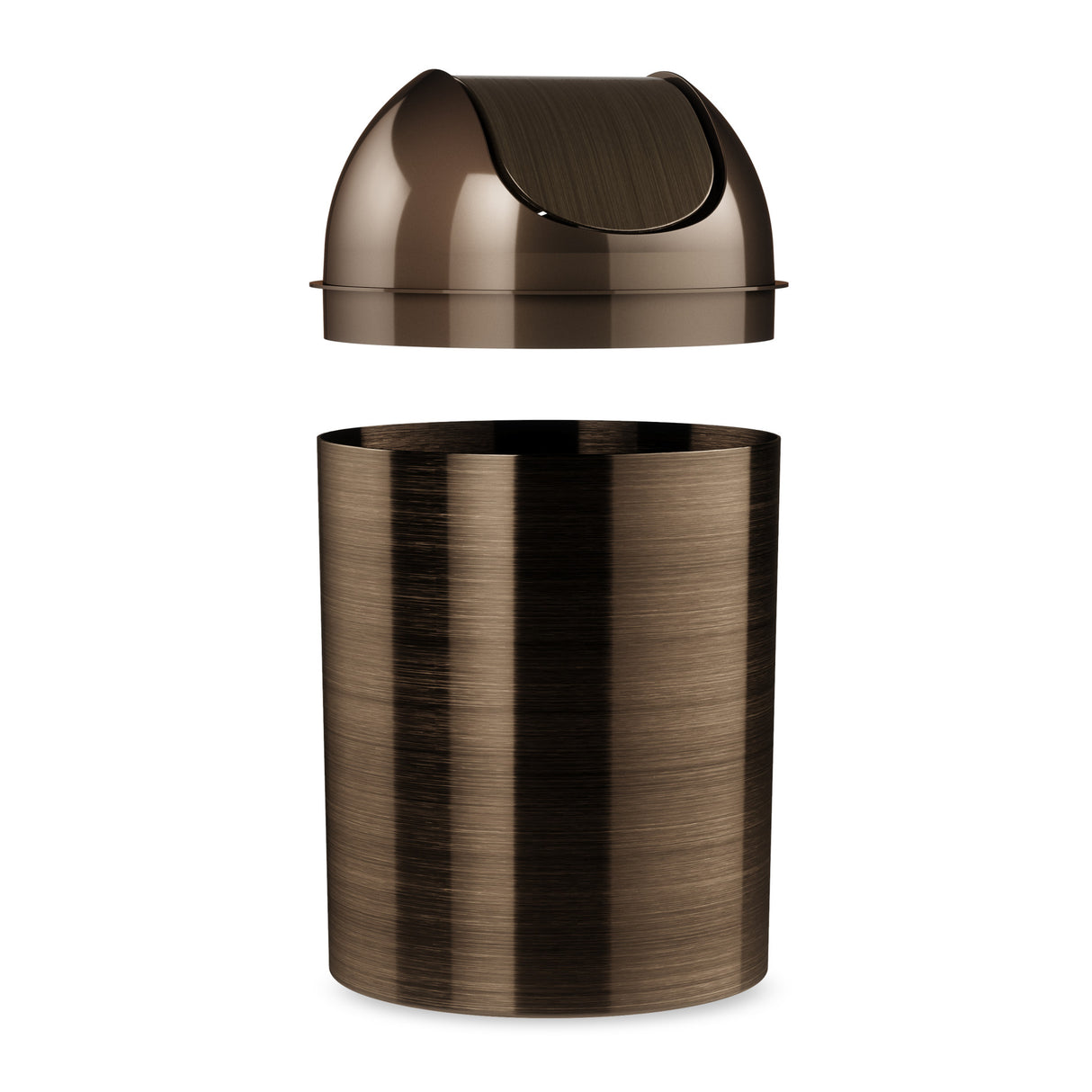 Bathroom Trash Cans | color: Bronze