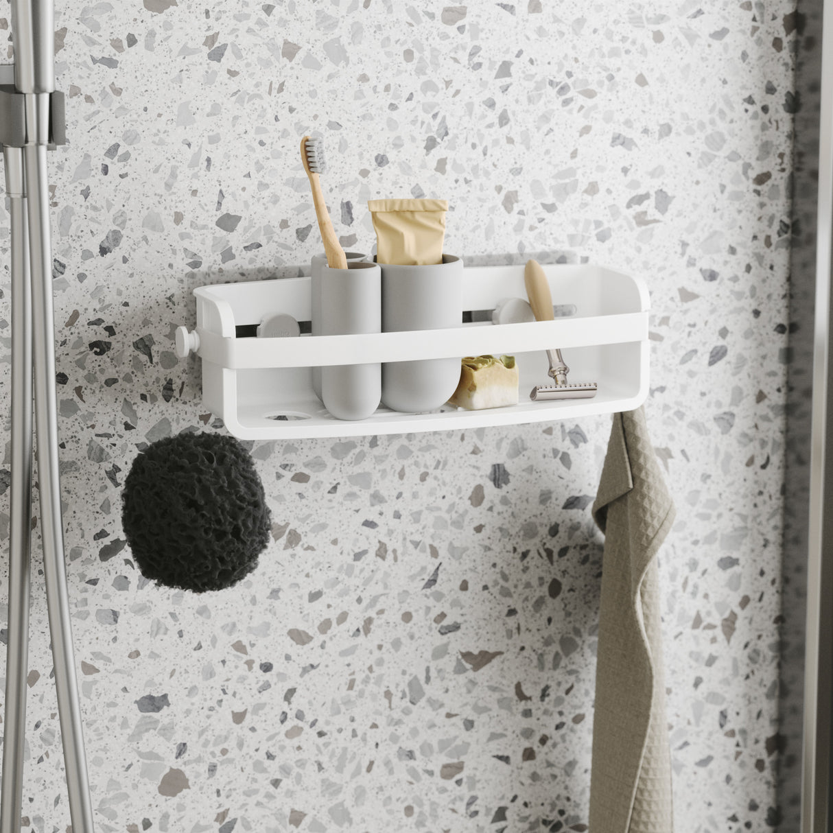 Shower Storage | color: White | Hover