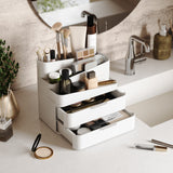 Cosmetic Organizers | color: White-Grey