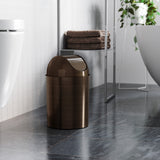 Bathroom Trash Cans | color: Bronze