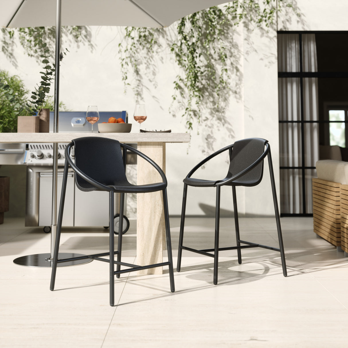 Chairs & Stools | color: Black