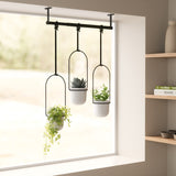 Hanging Planters | color: White-Black