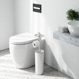 Toilet Paper Stands | color: White-Nickel | Hover