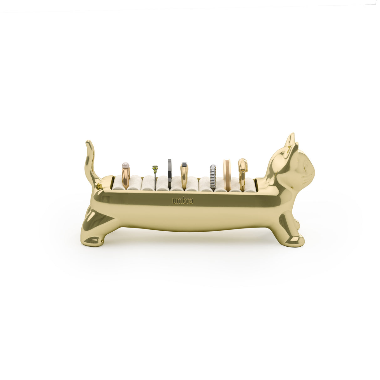 Ring Holders | color: Brass