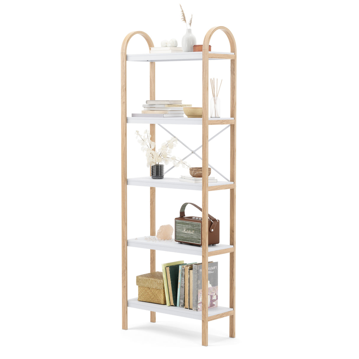 Shelves & Magazine Racks | color: White-Natural