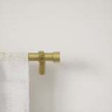 Single Curtain Rods | color: Gold | size: 36-66" (91-168 cm) | diameter: 1" (2.5 cm) | Hover