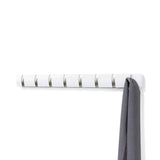 Wall Hooks | color: White-Nickel