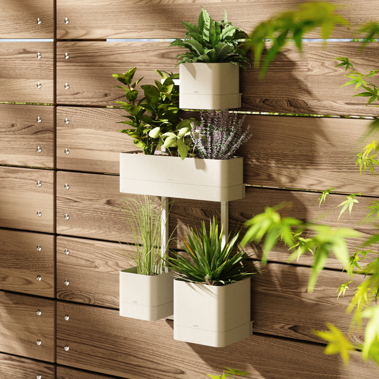 Wall Planters | color: Sand | Hover