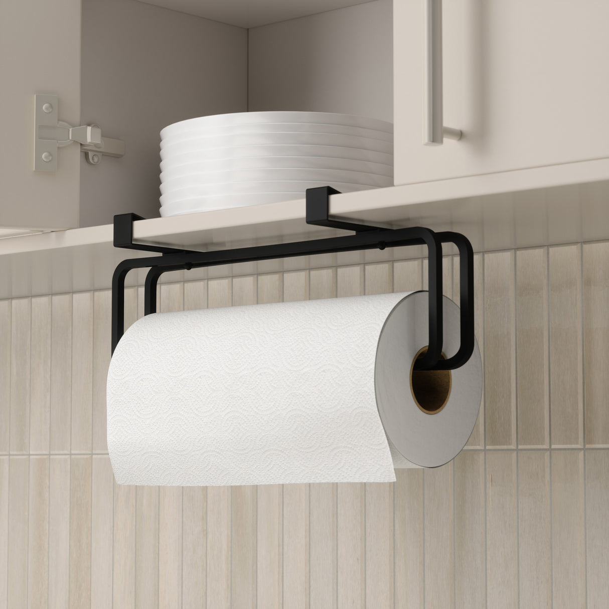 Countertop Paper Towel Holders | color: Black | https://vimeo.com/675646954