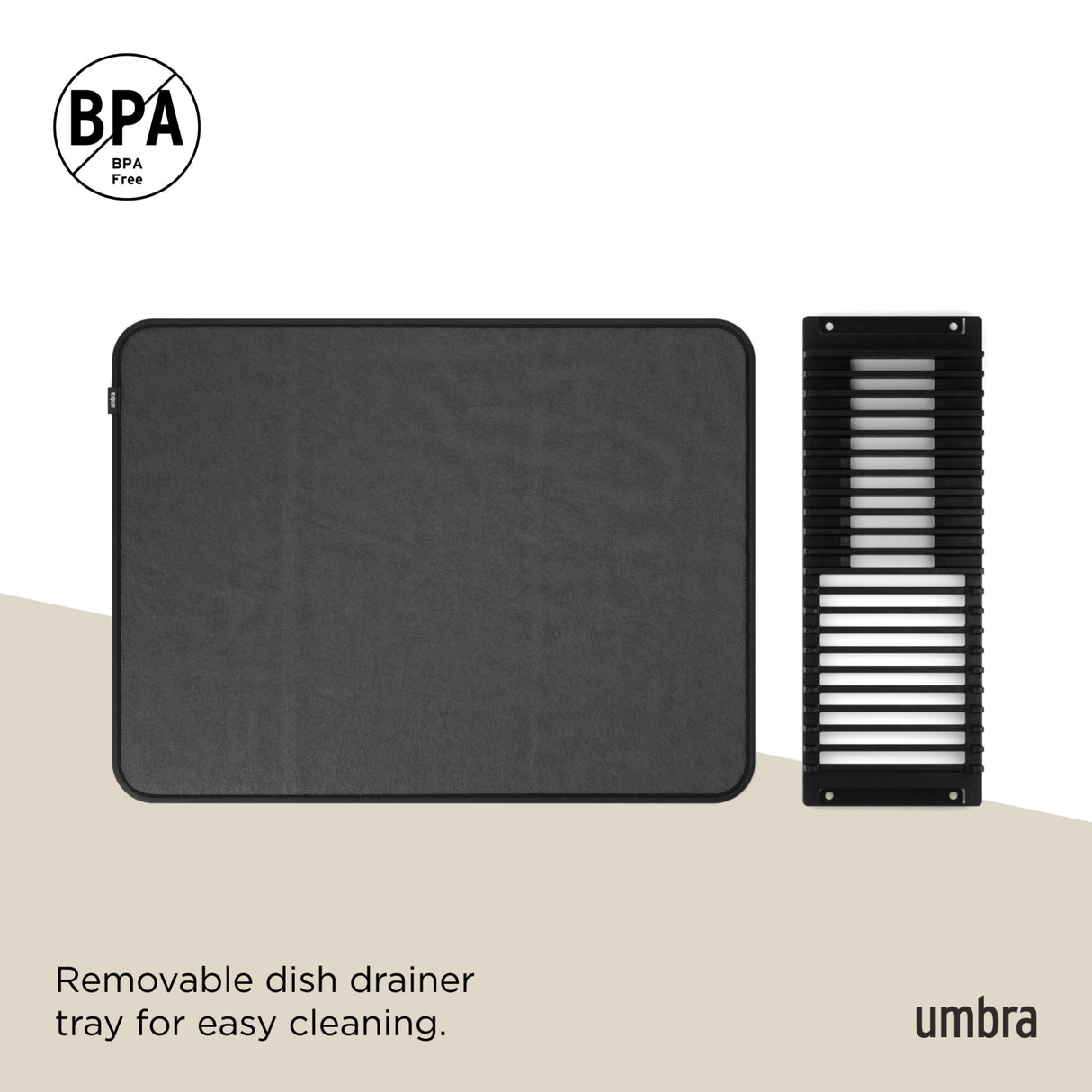 Dish Mats | color: Black