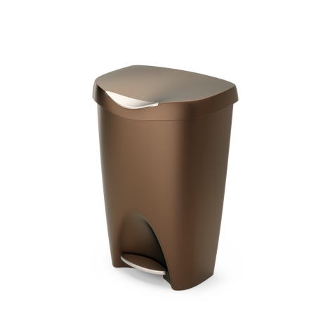 Kitchen Trash Cans | color: Bronze