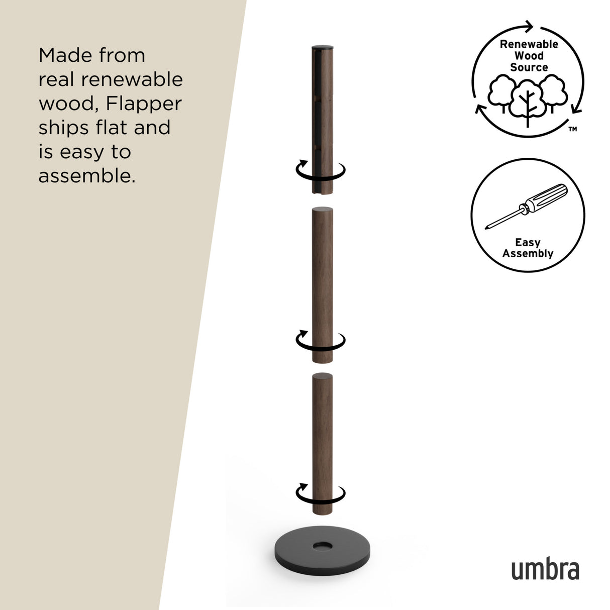 Coat Racks & Valets | color: Black-Walnut