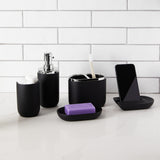 Tumblers & Toothbrush Holders | color: Black