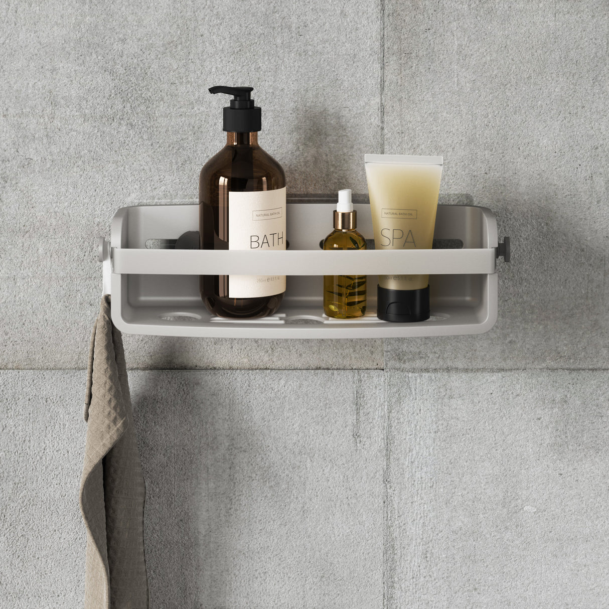 Shower Storage | color: Grey