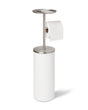 Toilet Paper Stands | color: White-Nickel