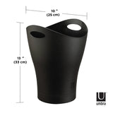 Bathroom Trash Cans | color: Black