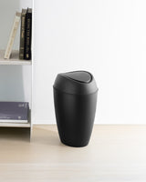 Bathroom Trash Cans | color: Black | Hover