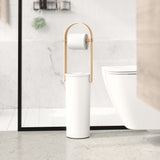 Toilet Paper Stands | color: White-Natural