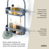 Shower Caddy | color: Slate Blue