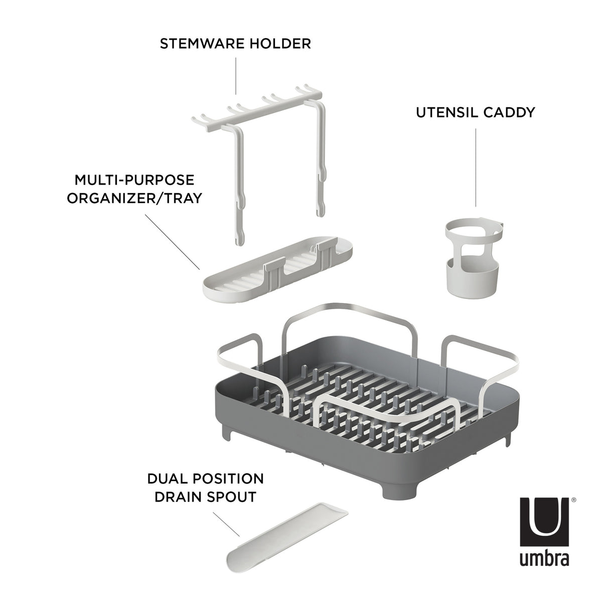 Dish Racks | color: Charcoal