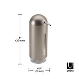 Soap Dispensers | color: Nickel